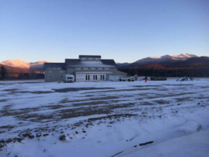 exterior, wedding barn, vermont, construction