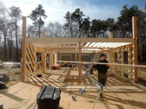 exterior barn construction