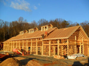 exterior winery, event, timber construction