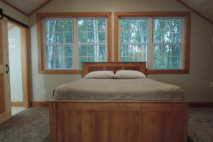 maine, barn, interior, bedroom, windows