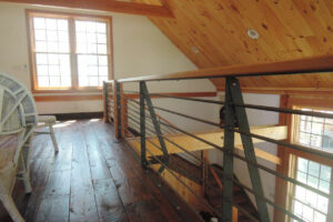 studio, quilting, interior, loft, railing, natural light