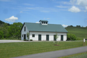 Geobarns, Homestead Equestrian Center, exterior horse barn, virginia landscape