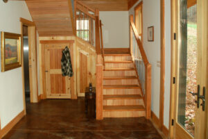 Geobarns, Bundoran Community Center, staircase entry, office