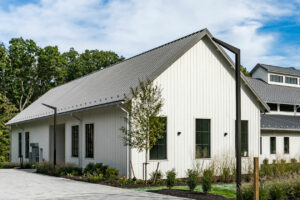 Geobarns, Richmond VA Hope Church, exterior white siding