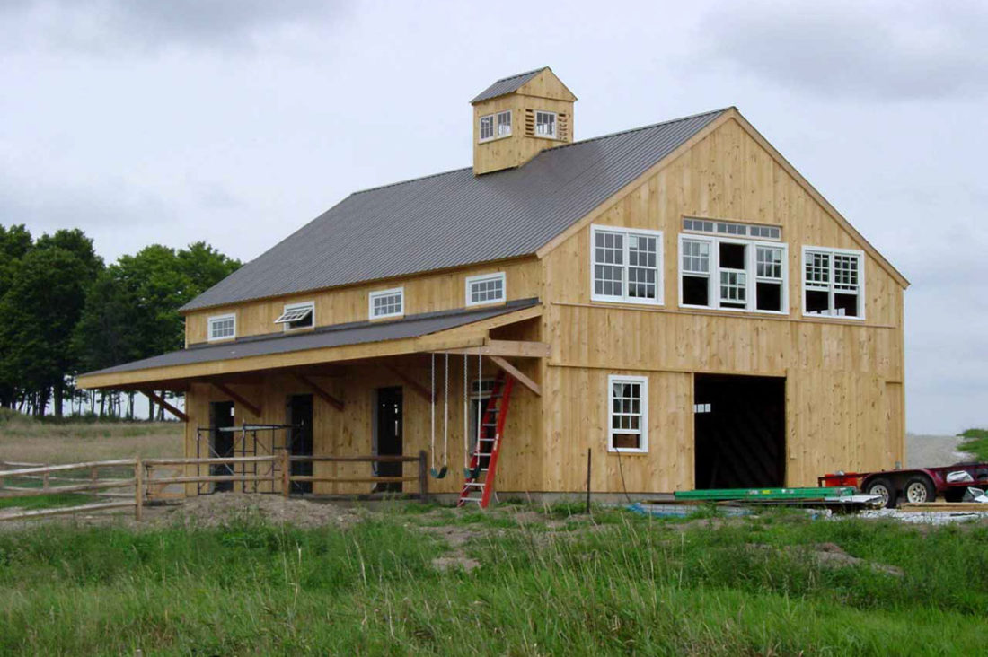 Horse Barn And Apartment