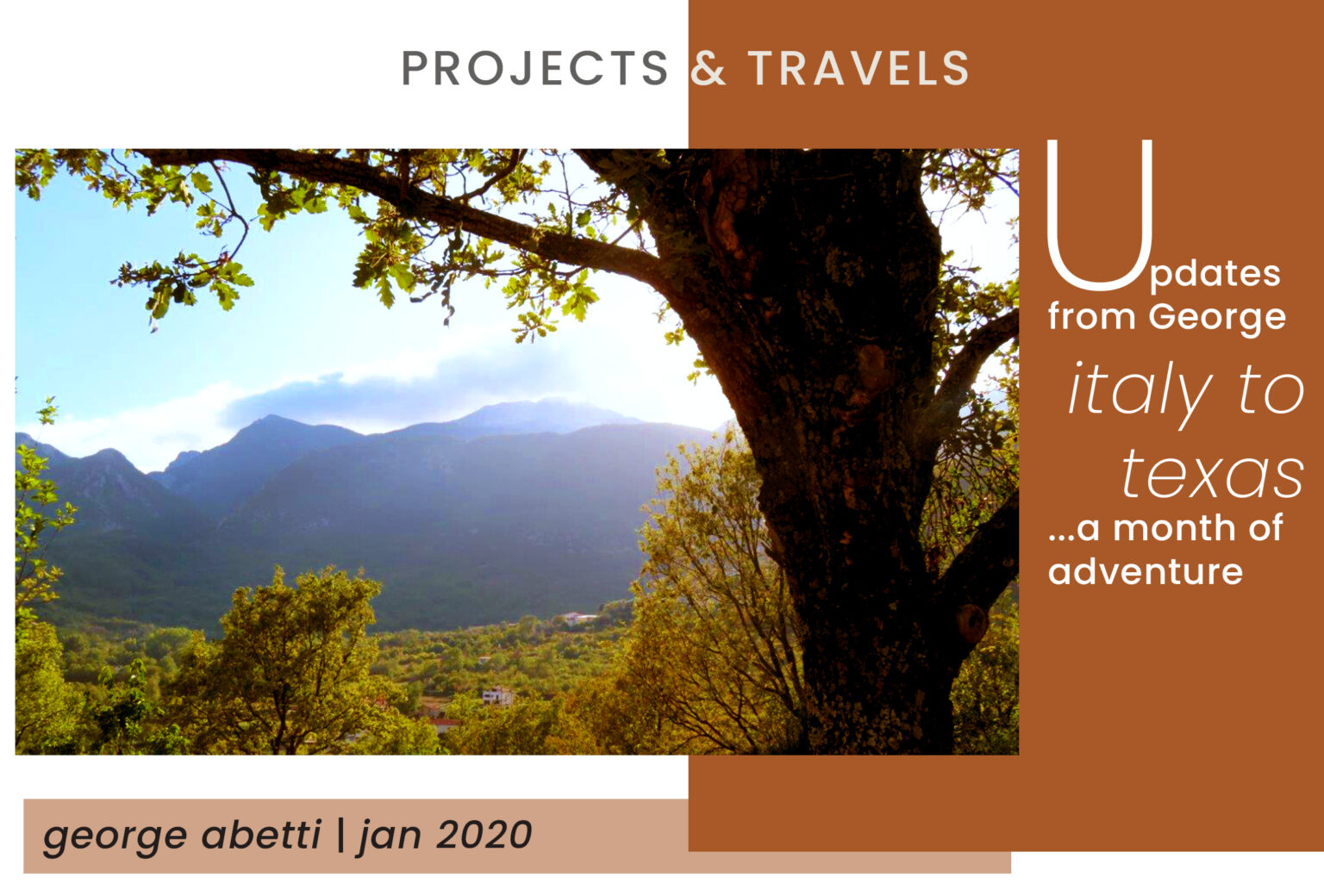 Geobarns Journey Italy to Texas The Old World to the New Geobarns