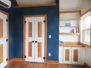 Geobarns, NY, Catskills, Modern Farmhouse, Bedroom, Beaded Ceiling