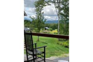 Geobarns, Mountain Carriage House, exterior garage, porch view, cupola, tractor shed