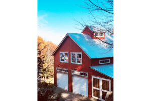 Geobarns; Our Office Barn; Garage Barn; Office Barn; Barn Door Partitions; Cupola