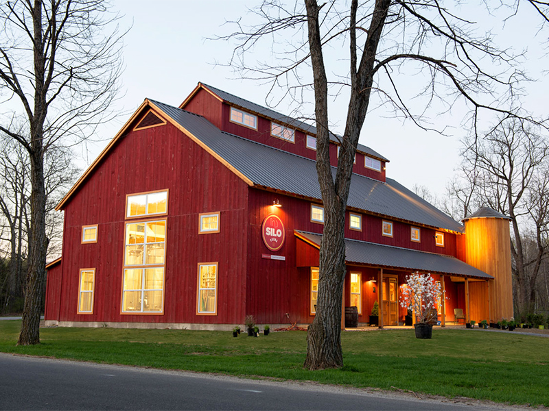 The SILO Distillery in Windsor, Vermont, designed and built by Geobarns