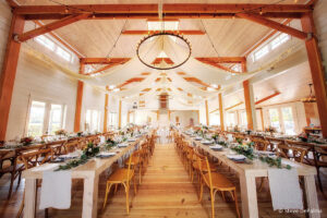 The stunning interior of the Barn at Smuggler's Notch