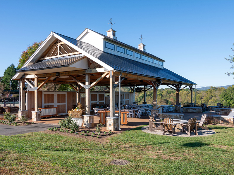 Glenmore Community pavilion, designed and built by Geobarns