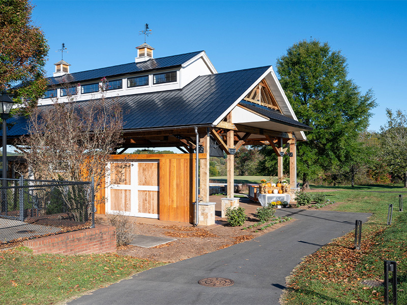 Glenmore Community pavilion, designed and built by Geobarns
