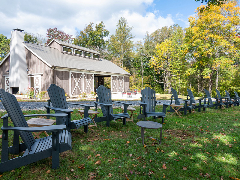 Lovingston Winery Pavilion, designed and built by Geobarns