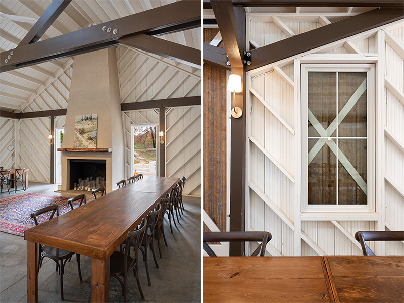 Lovingston Winery Pavilion, designed and built by Geobarns